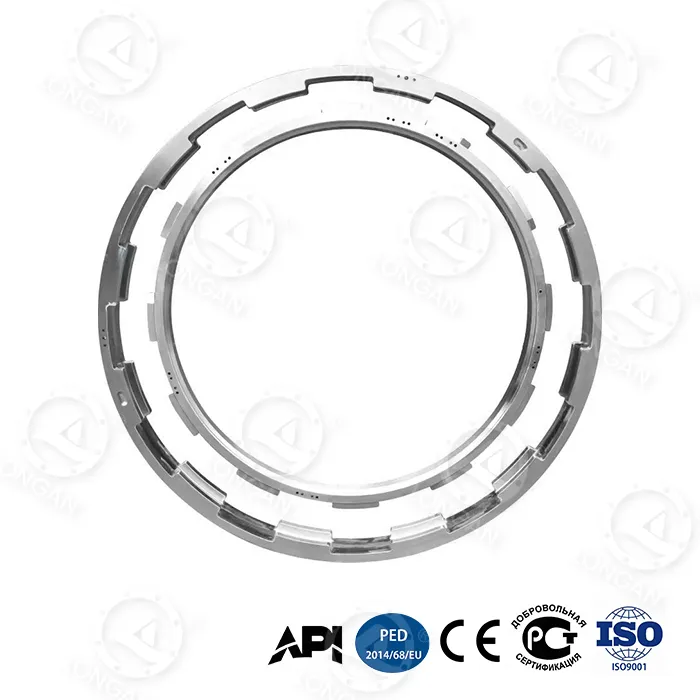 Duplex immaculatus ferro composuerunt flanges
